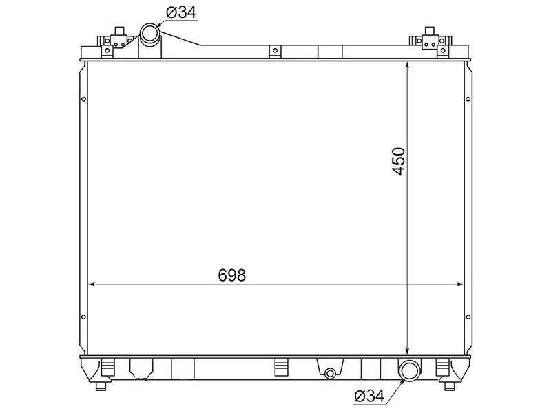 Радиатор Suzuki Grand Vitara 05-16 - Артикул SK0006M16A - Производитель Sat - Фото, Отзывы, Цены 