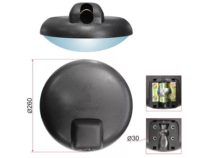 Зеркало (NISSAN Diesel UD CW-520 (d250mm SR175)) - Артикул SL1682 - Производитель Sat - Фото, Отзывы, Цены 