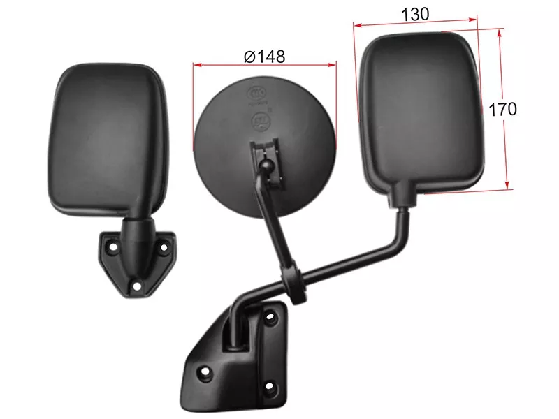 Зеркало (Комплект зеркал-заднего нижнего вида- универсальные) - Артикул SL1699 - Производитель Sat - Фото, Отзывы, Цены 