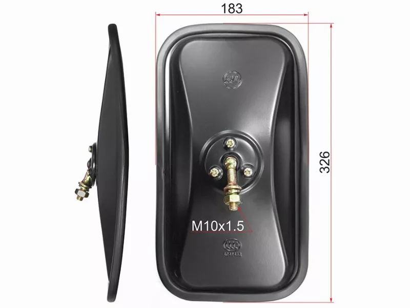 Зеркало (HYUNDAI/DAEWOO (326x183mm)) - Артикул SL748B - Производитель Sat - Фото, Отзывы, Цены 