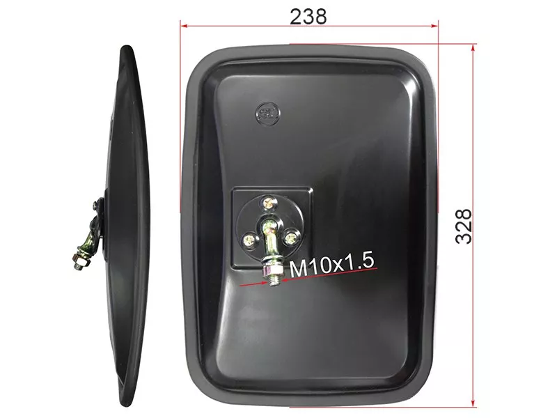 Зеркало (HYUNDAI/DAEWOO (328x238mm)) - Артикул SL758B - Производитель Sat - Фото, Отзывы, Цены 