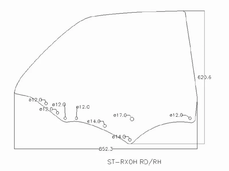 Стекло боковое опускное (Сзади/ Справа/ Цвет зеленый) Toyota Chaser (X100) 96-01 - Артикул SPGRXOHRDRH - Производитель Sat - Фото, Отзывы, Цены 