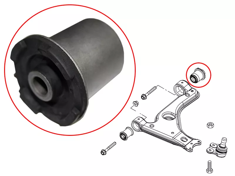 Сайлентблок рычага Opel Astra 98-13 / Zafira 99-14 - Артикул ST0352324 - Производитель Sat - Фото, Отзывы, Цены 