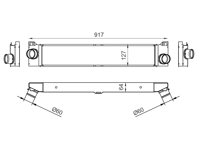 Интеркулер CITROEN JUMPER 06/FIAT DUCATO 06-/PEUGEOT BOXER 06 - Артикул ST0384K1 - Производитель Sat - Фото, Отзывы, Цены 
