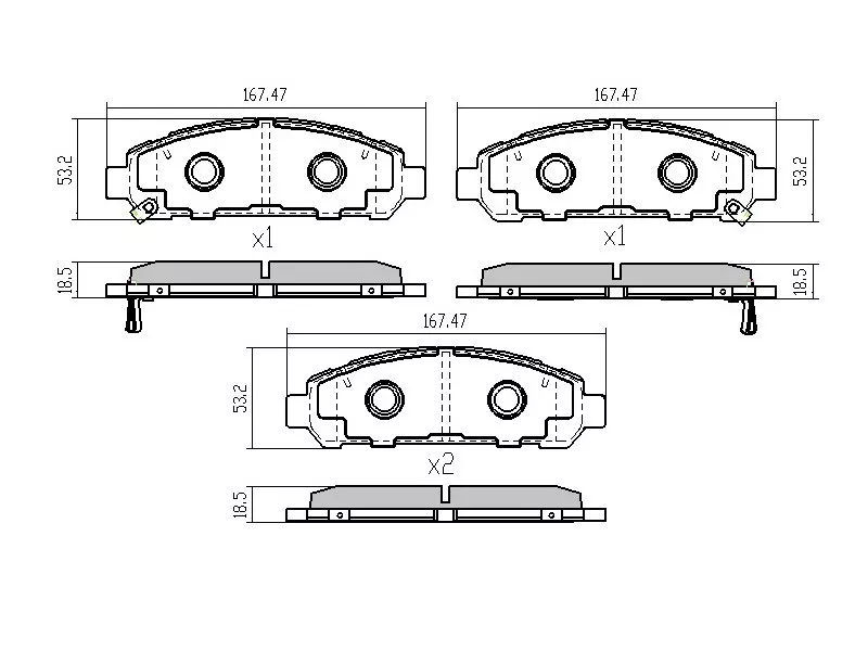 Колодки тормозные (Спереди) Toyota Venza 08 - Артикул ST044650T010 - Производитель Sat - Фото, Отзывы, Цены 