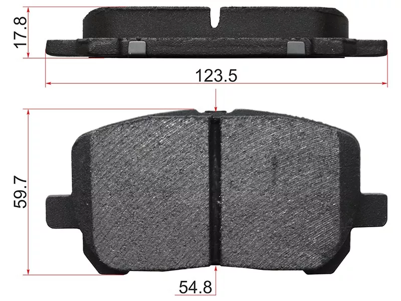Колодки тормозные (Спереди) Toyota Ipsum (ACM20) 01-09 / Noah 01-07 - Артикул ST0446544050 - Производитель Sat - Фото, Отзывы, Цены 