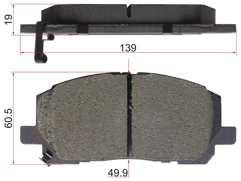 Колодки тормозные (Спереди) Toyota Highlander 00-07 / Kluger V 00-10 - Артикул ST0446548030 - Производитель Sat - Фото, Отзывы, Цены 