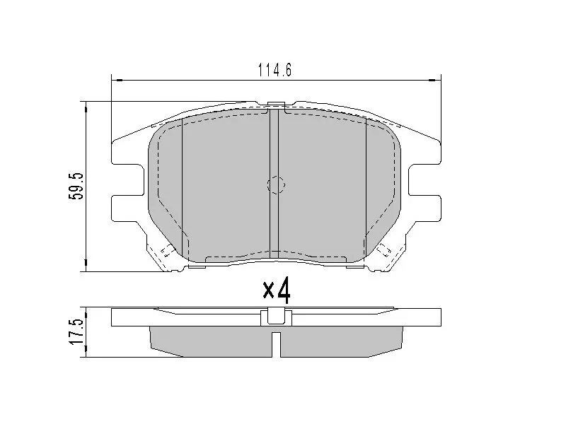 Колодки тормозные (Спереди) Lexus RX 97-03 / Toyota Harrier (XU10) 97-03 - Артикул ST0446548050 - Производитель Sat - Фото, Отзывы, Цены 