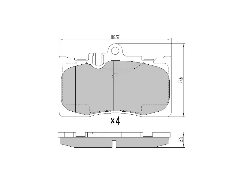 Колодки тормозные (Спереди) Lexus LS 03-06 / Toyota Celsior 00-06 - Артикул ST0446550180 - Производитель Sat - Фото, Отзывы, Цены 