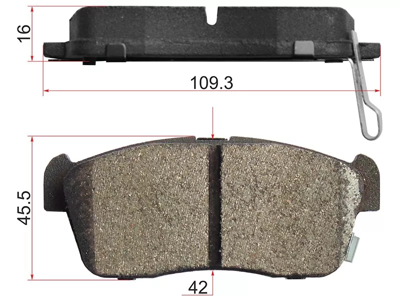 Колодки тормозные (Спереди) Chevrolet Cruze 01-08 / Suzuki Solio 05-20 - Артикул ST04465B1010 - Производитель Sat - Фото, Отзывы, Цены 