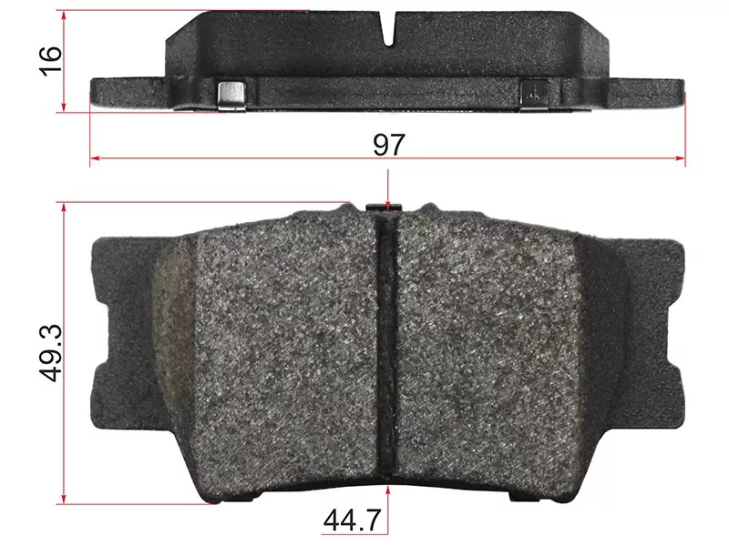 Колодки тормозные (Сзади) Toyota Camry (XV40,XV50) 01-21 / Harrier 13-20 - Артикул ST0446633180 - Производитель Sat - Фото, Отзывы, Цены 