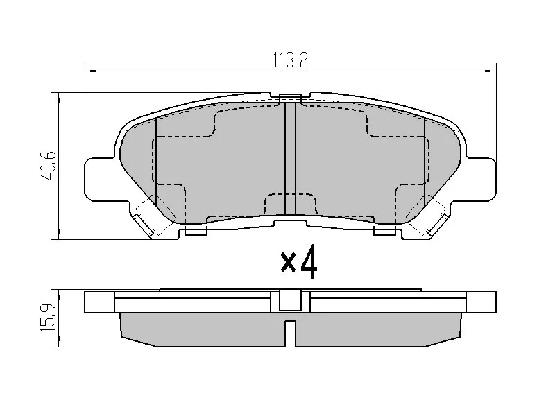 Колодки тормозные (Сзади) Toyota Highlander 07-17 - Артикул ST0446648120 - Производитель Sat - Фото, Отзывы, Цены 