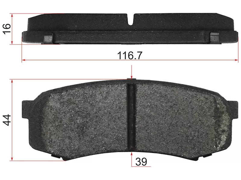 Колодки тормозные (Сзади) Lexus RX 00-03 / Mitsubishi Pajero 06-20 - Артикул ST0446660050 - Производитель Sat - Фото, Отзывы, Цены 