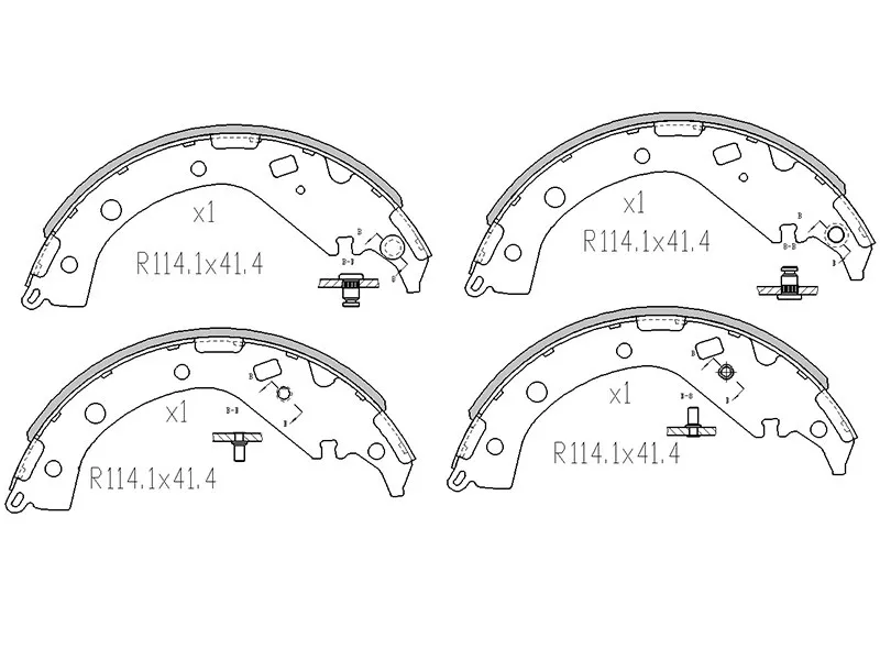 Колодки тормозные барабанные Toyota Camry (XV30) 01-06 / Hiace 07-20 - Артикул ST0449528151 - Производитель Sat - Фото, Отзывы, Цены 