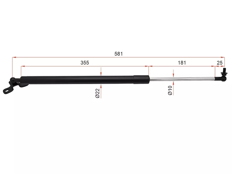 Амортизатор крышки багажника Honda Odyssey 98-04 (Справа) - Артикул ST04741S3N000 - Производитель Sat - Фото, Отзывы, Цены 