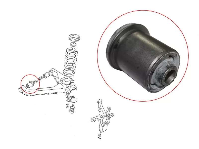 Сайлентблок рычага Suzuki Escudo 88-97 / Vitara 88-99 - Артикул ST0931912044 - Производитель Sat - Фото, Отзывы, Цены 