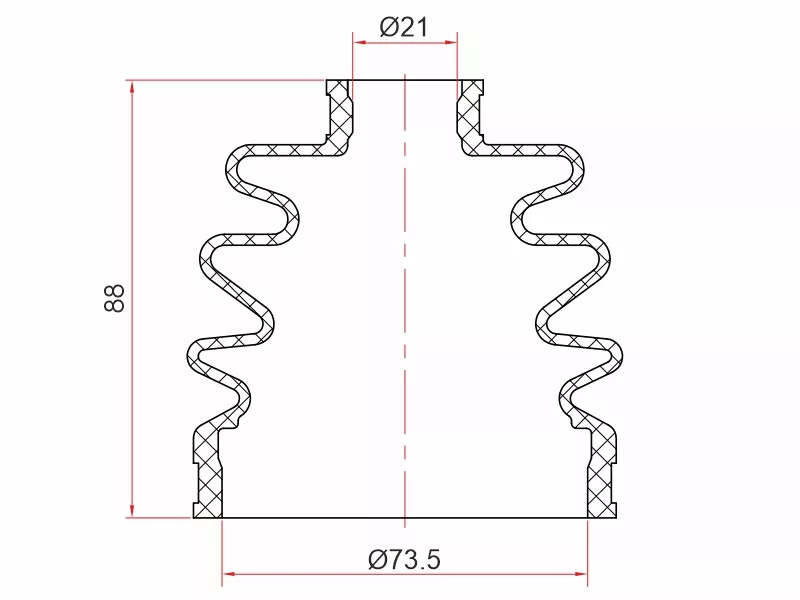 Пыльник шрус наружный HYUNDAI ACCENT/VERNA 94-10/LANTRA 90-00 - Артикул ST1050013 - Производитель Sat - Фото, Отзывы, Цены 