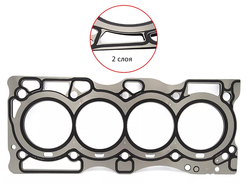 Прокладка ГБЦ NISSAN X-TRAIL/TEANA QR20/QR25DE 09 - Артикул ST11044ET80A - Производитель Sat - Фото, Отзывы, Цены 