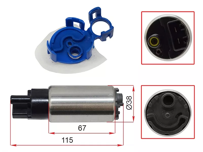 Топливный насос Hyundai Sonata 04-14 / Tucson 04-09 - Артикул ST1120006 - Производитель Sat - Фото, Отзывы, Цены 