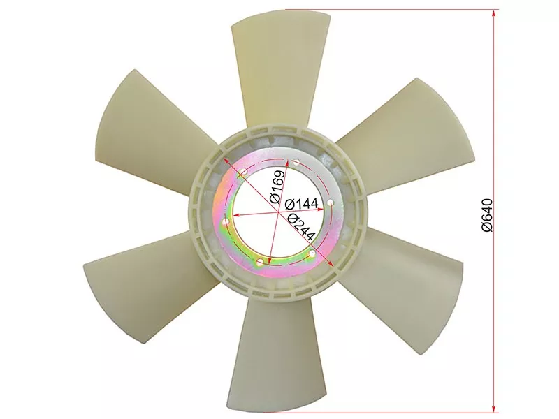 Крыльчатка Isuzu Forward 85-06 - Артикул ST1136602240 - Производитель Sat - Фото, Отзывы, Цены 