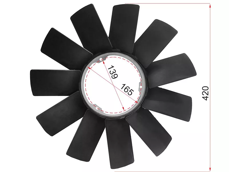 Крыльчатка BMW E36/E46/E34/E39/E32/E38/E53 - Артикул ST11521712058 - Производитель Sat - Фото, Отзывы, Цены 