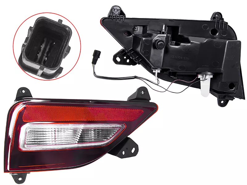 Фонарь в задний бампер Hyundai Santa Fe 18-21 (Слева) - Артикул ST1160007 - Производитель Sat - Фото, Отзывы, Цены 