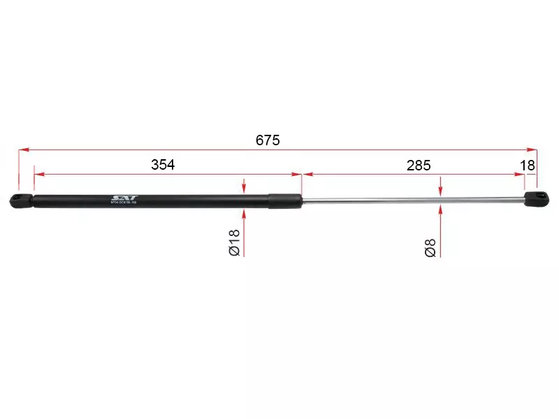 Амортизатор капота Mercedes-Benz E-Class 02-09 / CLS-Class 04-10 (Справа=Слева) - Артикул ST1180004 - Производитель Sat - Фото, Отзывы, Цены 