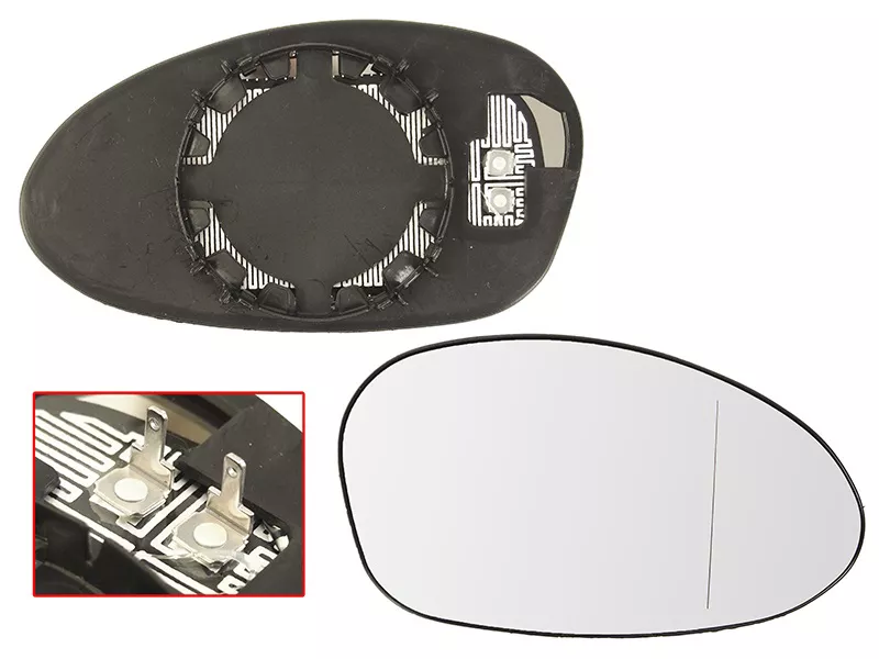 Полотно зеркала BMW 1-Series 04-07 / 3-Series 05-10 (Справа/ Обогрев/ асферическое) - Артикул ST1210032 - Производитель Sat - Фото, Отзывы, Цены 