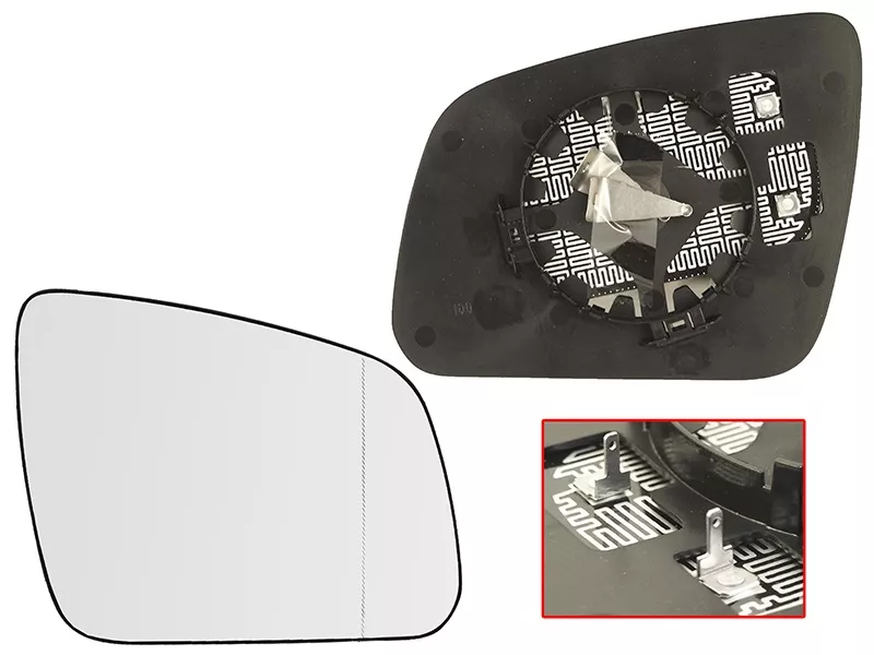 Полотно зеркала Mercedes-Benz C-Class 07-11 (Справа/ Обогрев/ асферическое) - Артикул ST1210038 - Производитель Sat - Фото, Отзывы, Цены 