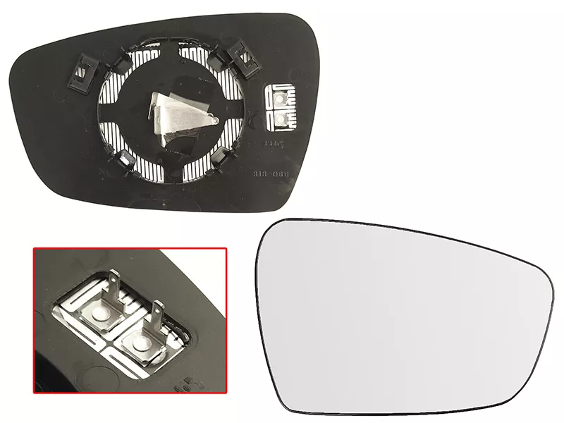 Полотно зеркала Kia Ceed 12-18 / Cerato 13-20 (Справа/ Обогрев/ сферическое) - Артикул ST1210092 - Производитель Sat - Фото, Отзывы, Цены 