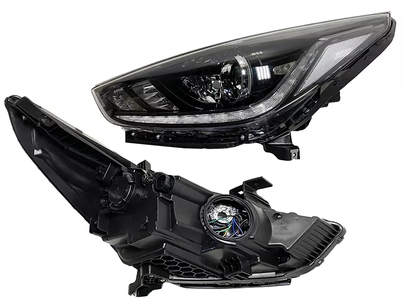 Фара Hyundai Solaris 17-20 (Слева/ ДХО/ С электрокорректором) - Артикул ST130005 - Производитель Sat - Фото, Отзывы, Цены 