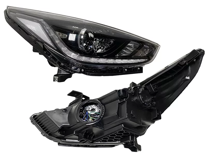 Фара Hyundai Solaris 17-20 (Справа/ ДХО/ С электрокорректором) - Артикул ST130006 - Производитель Sat - Фото, Отзывы, Цены 