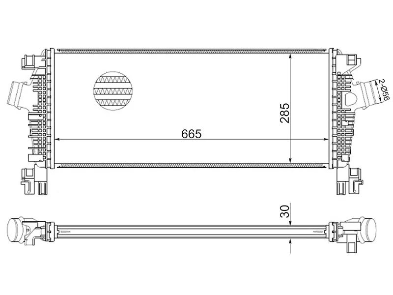 Интеркулер CHEVROLET CRUZE/OPEL ASTRA J 09- A/T - Артикул ST1302148 - Производитель Sat - Фото, Отзывы, Цены 