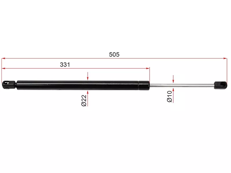 Амортизатор крышки багажника Opel Meriva 10-18 (Справа=Слева) - Артикул ST13338367 - Производитель Sat - Фото, Отзывы, Цены 
