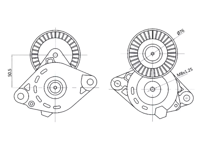 Натяжитель приводного ремня MMC OUTLANDER 3,0 06 - Артикул ST1345A031 - Производитель Sat - Фото, Отзывы, Цены 