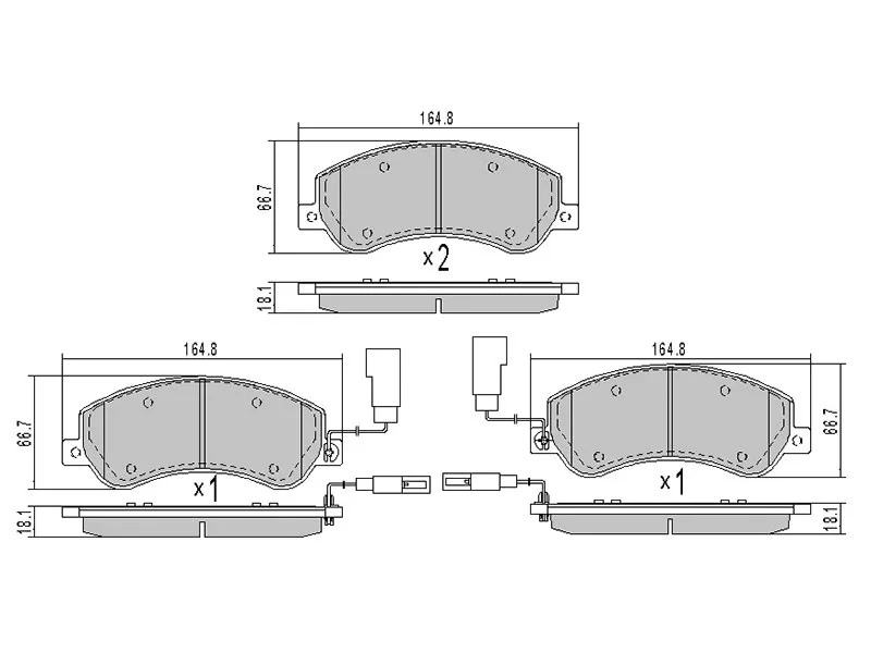 Колодки тормозные (Спереди) Ford Transit 06-14 / Volkswagen Amarok 10-20 - Артикул ST1371402 - Производитель Sat - Фото, Отзывы, Цены 