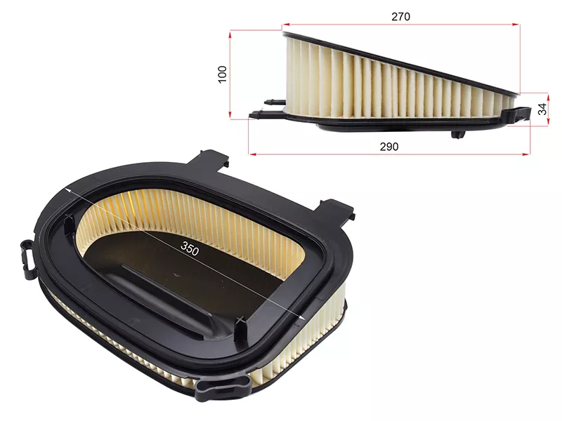 Фильтр воздушный BMW X6 E71 08-14/X5 E70/F15 10- DIESEL - Артикул ST13717811026 - Производитель Sat - Фото, Отзывы, Цены 