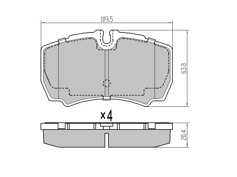Колодки тормозные (Сзади) Ford Transit 06-14 - Артикул ST1501265 - Производитель Sat - Фото, Отзывы, Цены 