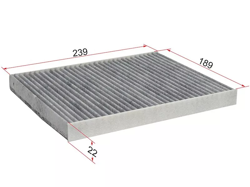 Фильтр салона FORD FIESTA 12-17 угольный - Артикул ST1566997U - Производитель Sat - Фото, Отзывы, Цены 