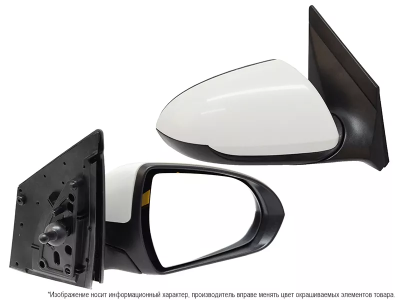 Зеркало Hyundai Solaris 17-22 / Solaris HS 24- (Справа/ Механическое) - Артикул ST160046 - Производитель Sat - Фото, Отзывы, Цены 