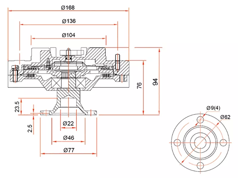 Вискомуфта Toyota Hiace 04-07 / Hilux Pick Up 97-15 - Артикул ST1621030030 - Производитель Sat - Фото, Отзывы, Цены 