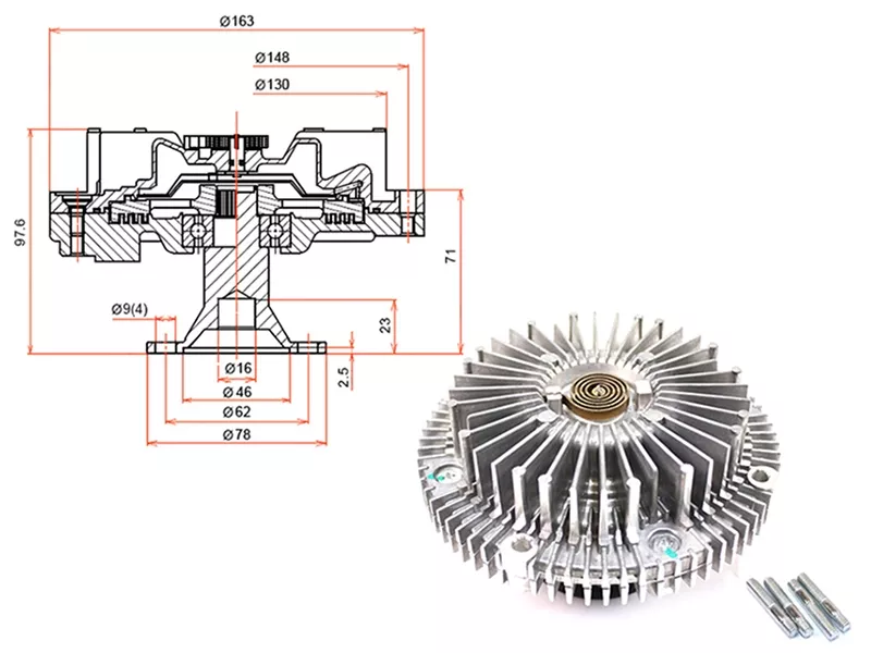 Вискомуфта Toyota Crown 87-07 / Mark II 96-04 - Артикул ST1621046051 - Производитель Sat - Фото, Отзывы, Цены 