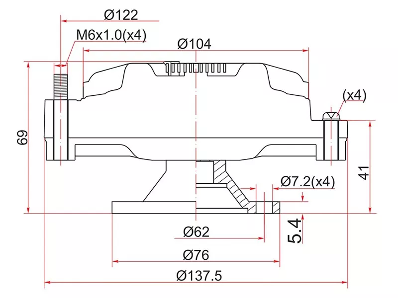 Вискомуфта 2-3С -ST1621064020 Sat для TOYOTA LITE ACE NOAH, TOYOTA LITE ACE