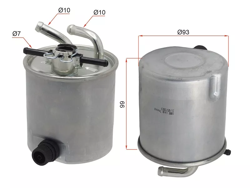 Фильтр топливный NISSAN NAVARA 05-/PATHFINDER R51 05 - Артикул ST16400EC00A - Производитель Sat - Фото, Отзывы, Цены 