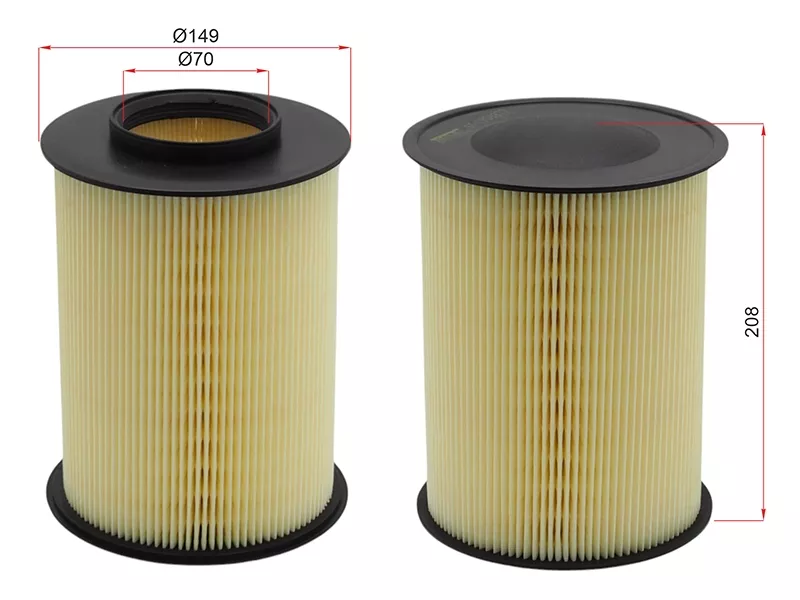 Фильтр воздушный FORD FOCUS II/III /C-MAX 04- (круглый) - Артикул ST1708877 - Производитель Sat - Фото, Отзывы, Цены 