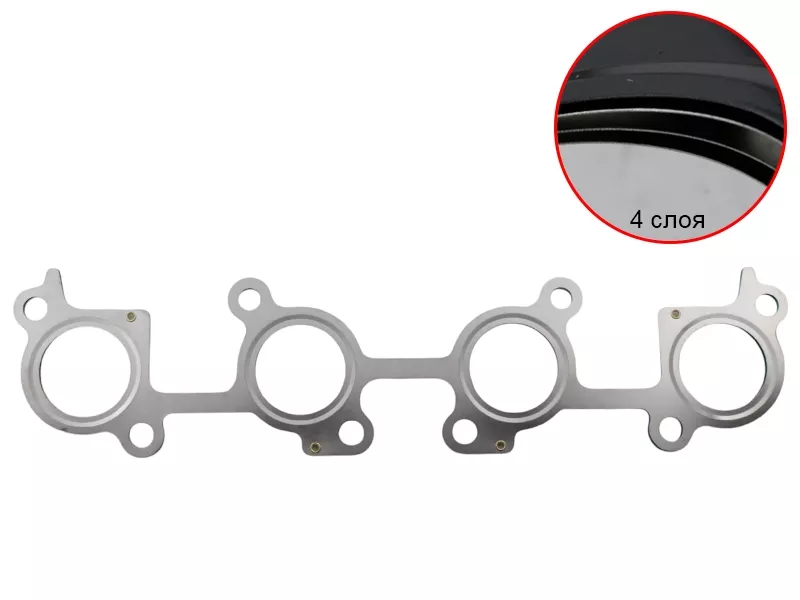 Прокладка выпускного коллектора TOYOTA LAND CRUISER 100 2UZ-FE 98 - Артикул ST1717350021 - Производитель Sat - Фото, Отзывы, Цены 