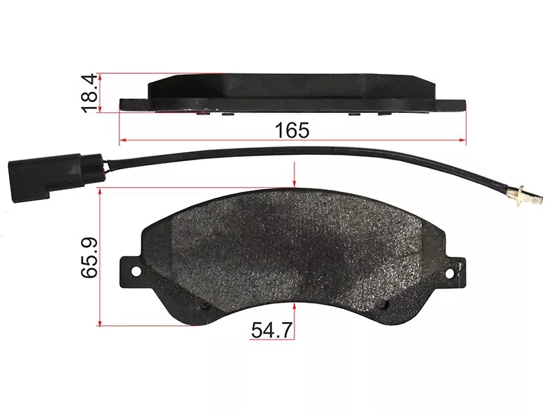 Колодки тормозные (Спереди) Ford Transit 06-14 - Артикул ST1721086 - Производитель Sat - Фото, Отзывы, Цены 