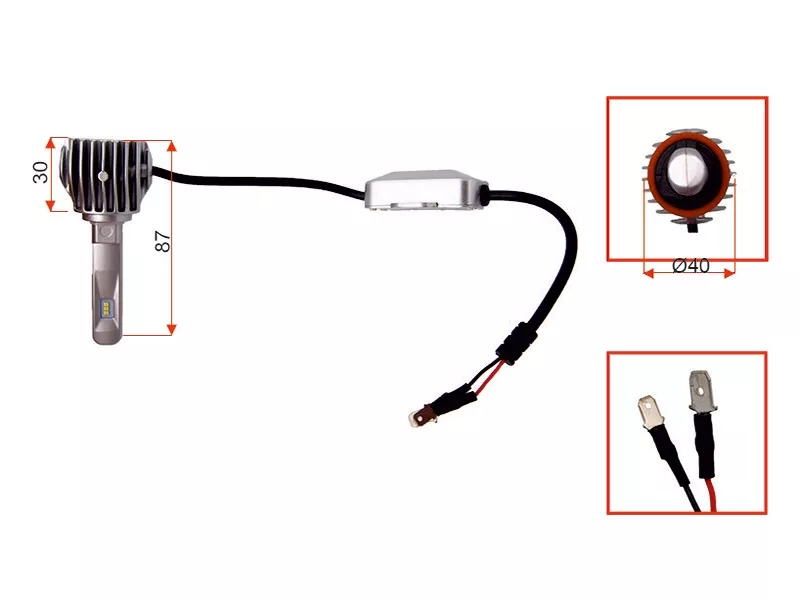 Лампа (H1/ LED/ Комплект/ 20W 1800LM CANBUS) - Артикул ST1750069 - Производитель Sat - Фото, Отзывы, Цены 