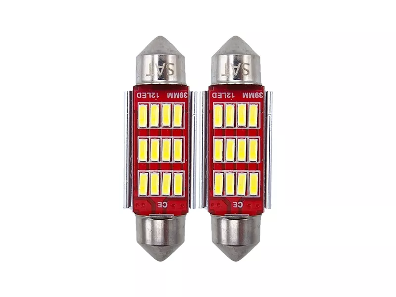 Лампа (C5W/ LED/ Комплект/ 12V C5W 9x39мм Canbus) - Артикул ST1750077 - Производитель Sat - Фото, Отзывы, Цены 