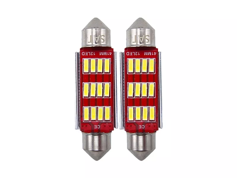 Лампа (C5W/ LED/ Комплект/ 12V C5W 9x41мм Canbus) - Артикул ST1750078 - Производитель Sat - Фото, Отзывы, Цены 